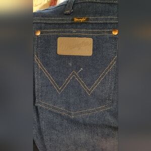 Wrangler Men's Dark Blue Relaxed Jeans
